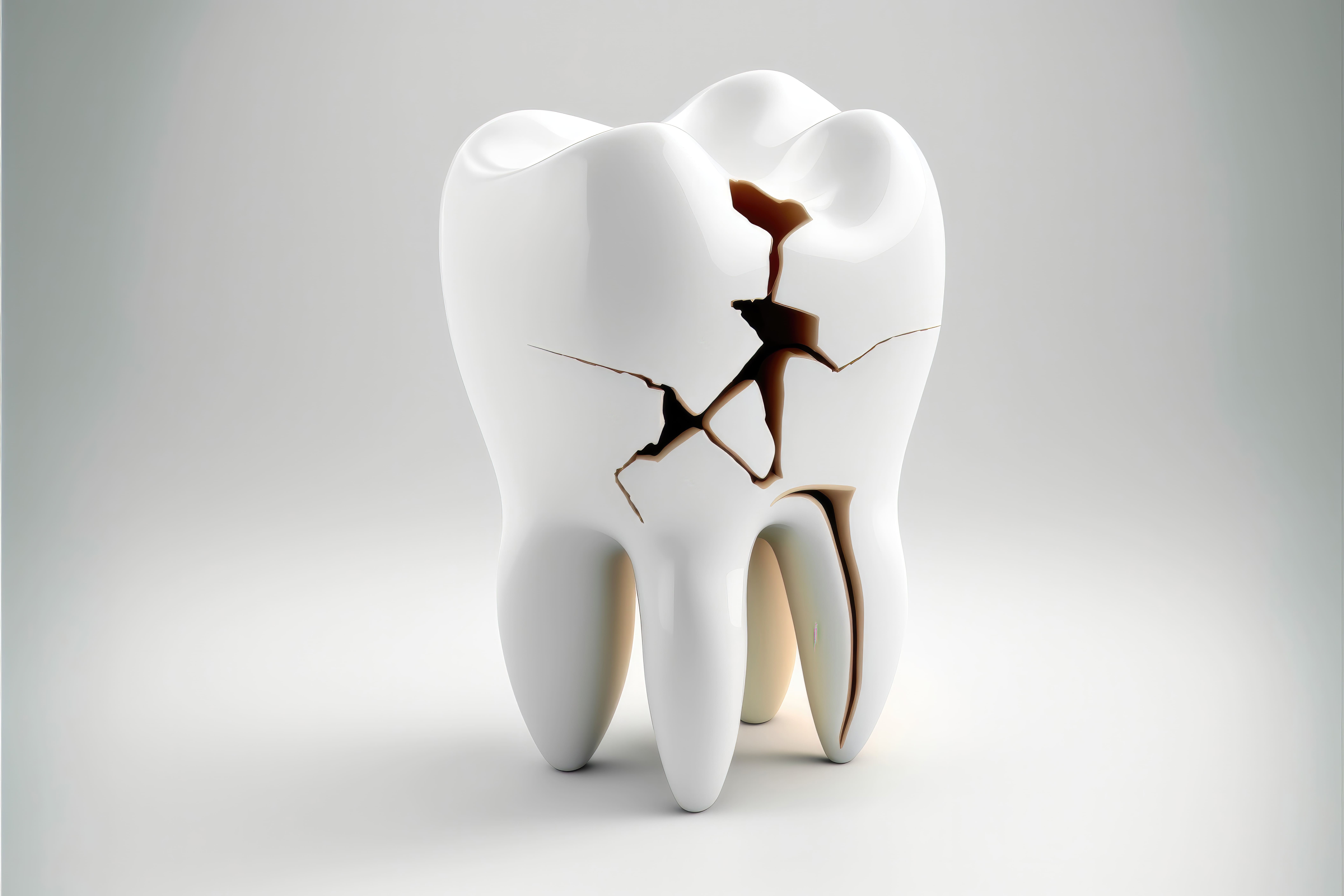 Broken tooth bleeding